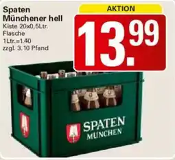WEZ Spaten Münchener hell Angebot