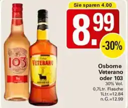 WEZ Osborne Veterano oder 103 Angebot