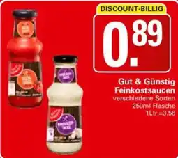 WEZ Gut & Günstig Feinkostsaucen Angebot