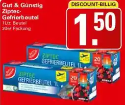 WEZ Gut & Günstig Ziptec- Gefrierbeutel Angebot