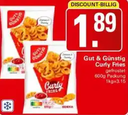 WEZ Gut & Günstig Curly Fries Angebot