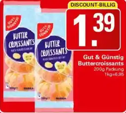 WEZ Gut & Günstig Buttercroissants Angebot
