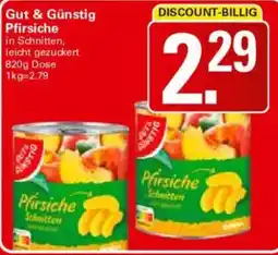 WEZ Gut & Günstig Pfirsiche Angebot