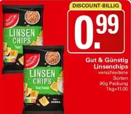 WEZ Gut & Günstig Linsenchips Angebot