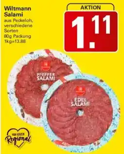 WEZ Wiltmann Salami Angebot