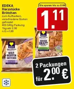 WEZ EDEKA Herzstücke Brötchen Angebot