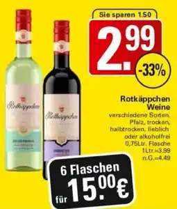 WEZ Rotkäppchen Weine Angebot