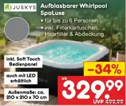 Netto Marken-Discount JUSKYS Aufblasbarer Whirlpool SpaLuxe Angebot