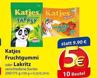 Famila Nord Ost Katjes Fruchtgummi Oder Lakritz Angebot