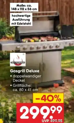 Netto Marken-Discount Gasgrill Deluxe Angebot