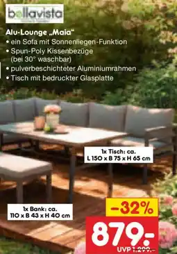 Netto Marken-Discount bellavista Alu-Lounge,Maia" Angebot