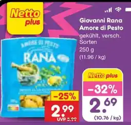 Netto Marken-Discount Giovanni Rana Amore di Pesto Angebot