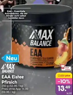 Netto Marken-Discount MAX BALANCE EAA Eistee Pfirsich Angebot