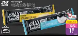 Netto Marken-Discount MAX BALANCE Proteinriegel Angebot