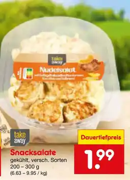 Netto Marken-Discount take away Snacksalate Angebot