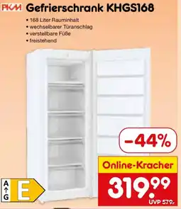 Netto Marken-Discount PKM Gefrierschrank KHGS168 Angebot