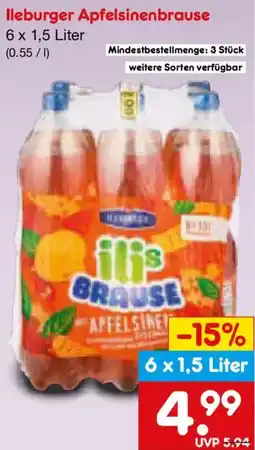Netto Marken-Discount lleburger Apfelsinenbrause Angebot