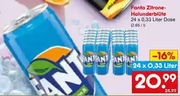 Netto Marken-Discount Fanta Zitrone- Holunderblüte Angebot
