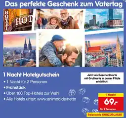 Netto Marken-Discount 1 Nacht für 2 Personen Angebot