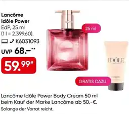 Galeria Lancôme Idôle Power Angebot