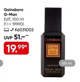 Galeria Gainsboro G-Man EdT Angebot