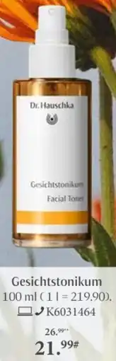 Galeria Dr. Hauschka Gesichtstonikum Angebot