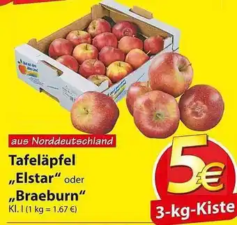 Famila Nord Ost Tafeläpfel Elstar Oder Braeburn Angebot