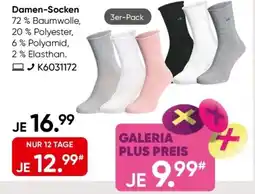 Galeria CALVIN KLEIN Damen-Socken Angebot