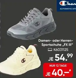 Galeria Champion Damen- oder Herren- Sportschuhe,„,FX III" Angebot