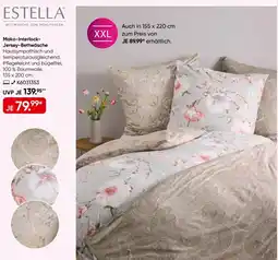 Galeria ESTELLA Mako-Interlock- Jersey-Bettwäsche Angebot