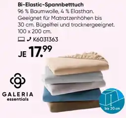 Galeria Bi-Elastic-Spannbetttuch Angebot