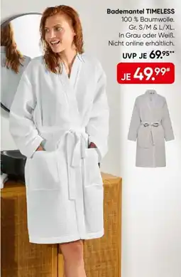 Galeria VOSSEN Bademantel TIMELESS Angebot