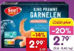 Netto Marken-Discount Seagold King Prawns Garnelen Angebot