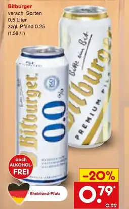Netto Marken-Discount Bitburger Pils Angebot