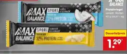 Netto Marken-Discount Max Balance Proteinriegel Angebot