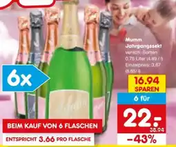 Netto Marken-Discount Mumm & Co. Jahrgangssekt Angebot