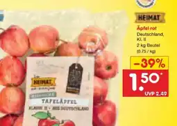Netto Marken-Discount Heimat Äpfel Angebot