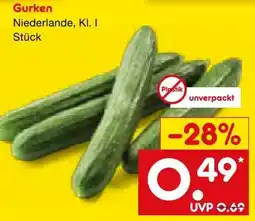 Netto Marken-Discount Gurke Angebot