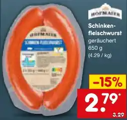Netto Marken-Discount Hofmaier Schinkenfleischwurst Angebot