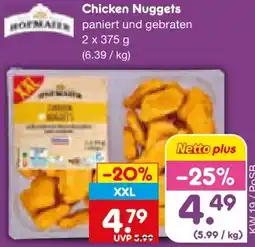 Netto Marken-Discount Hofmaier Chicken-Nuggets XXL Angebot