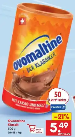 Netto Marken-Discount Ovomaltine Der Klassiker Angebot