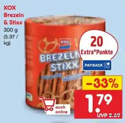 Netto Marken-Discount XOX Snack Brezeln & Stixx Angebot