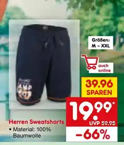 Netto Marken-Discount Camp David Herren Sweatshorts Angebot