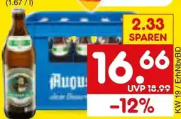 Netto Marken-Discount Augustiner Bräu Lagerbier Hell Angebot