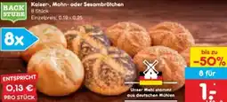 Netto Marken-Discount Netto Backstube Kaiserbrötchen Angebot