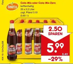 Netto Marken-Discount Limetto Cola-Mix Angebot