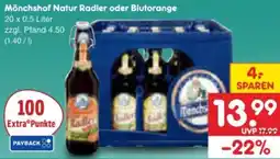 Netto Marken-Discount Kulmbacher Mönchshof Natur Radler Angebot