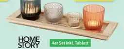 SCONTO Home Story Teelichtglas-4er-Set Angebot
