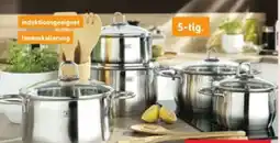 SCONTO KHG Topf-Set Platin 5-tlg Angebot