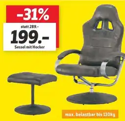 SCONTO Sessel mit Hocker Angebot